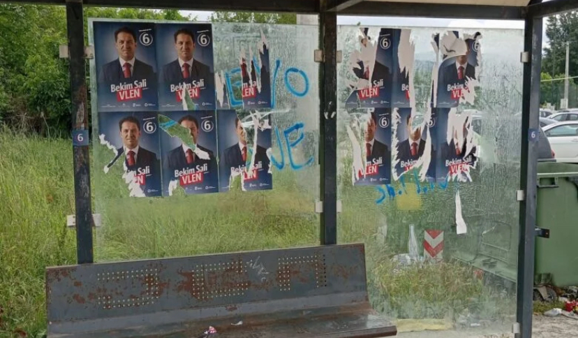 Vandalizohen posterat e VLEN it në Saraj