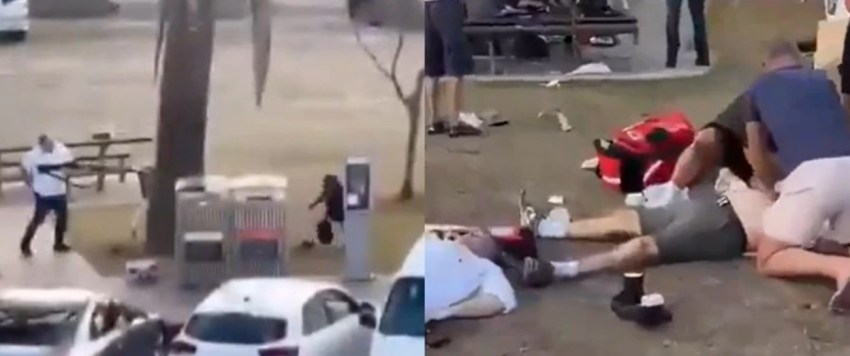 Pamje tronditëse   gjak kudo   të shtëna me armë zjarri në plazhin e famshëm të Sidneit