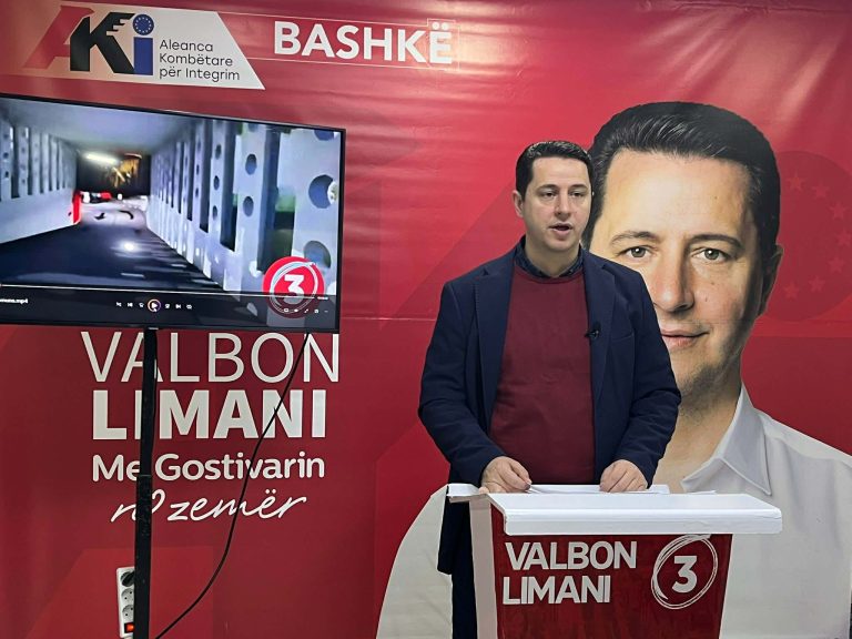 Valbon Limani prezanton projektin për shndërrimin e qendrës së Gostivarit në shesh modern