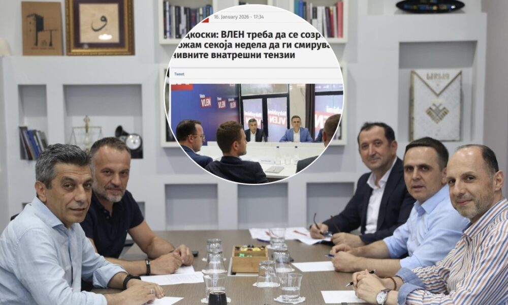 Mickoski  VLEN duhet të piqet  nuk mund çdo javë të qetësoj tensionet e tyre të brendshme